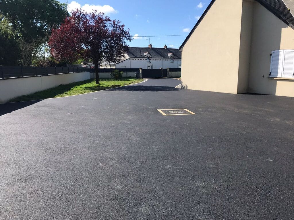 chantier enrobage particulier après