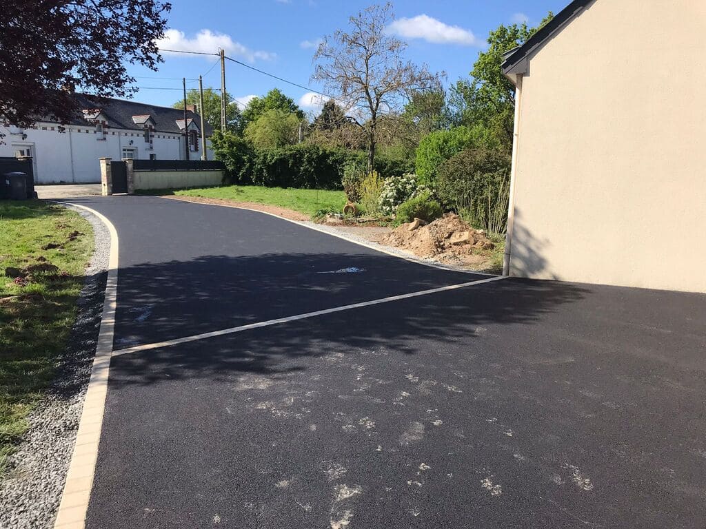 chantier enrobage particulier après