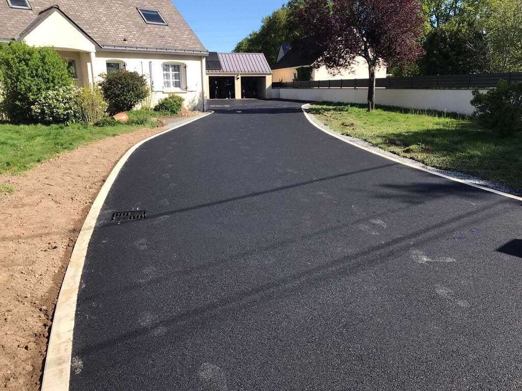 chantier enrobage particulier après
