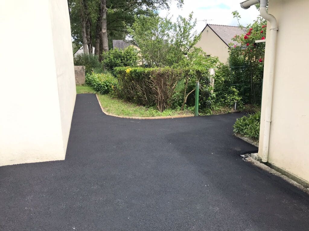 chantier enrobage particulier après