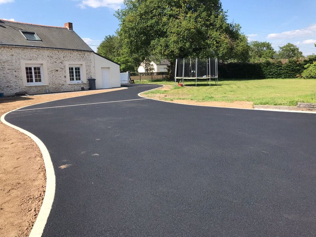 chantier enrobage particulier après