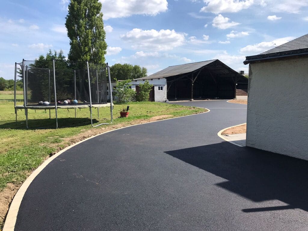chantier enrobage particulier après