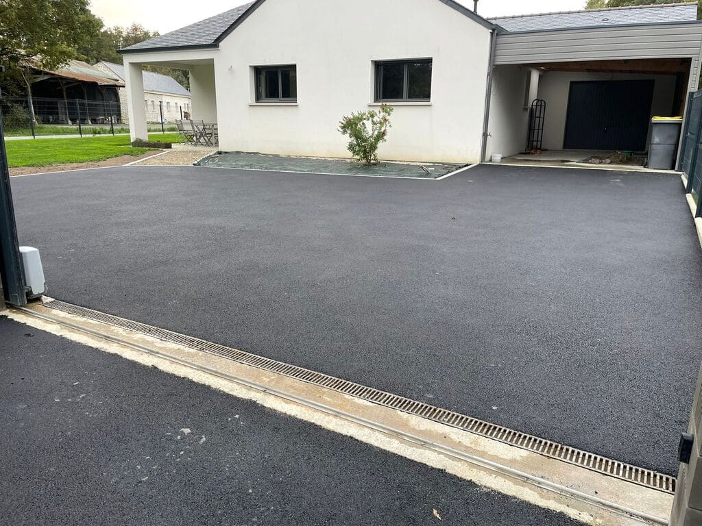chantier enrobage particulier après