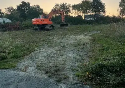Terrassement d’une plate-forme de 1530m2